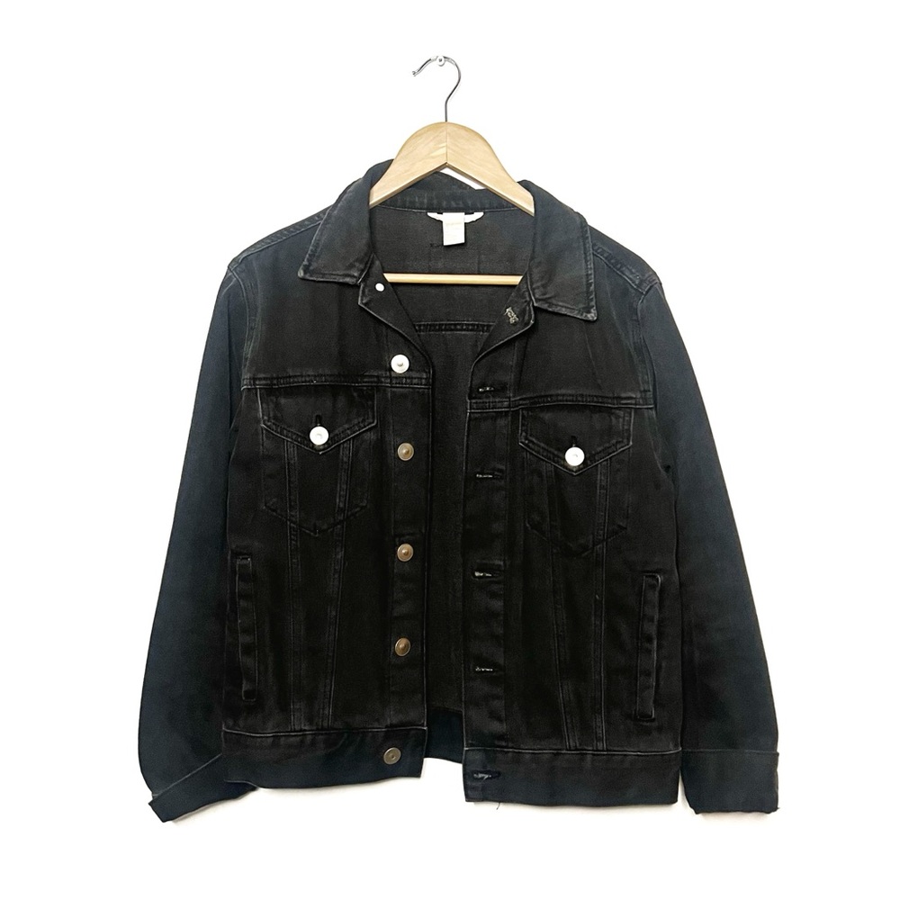 H&M | Washed Grey Denim Jacket